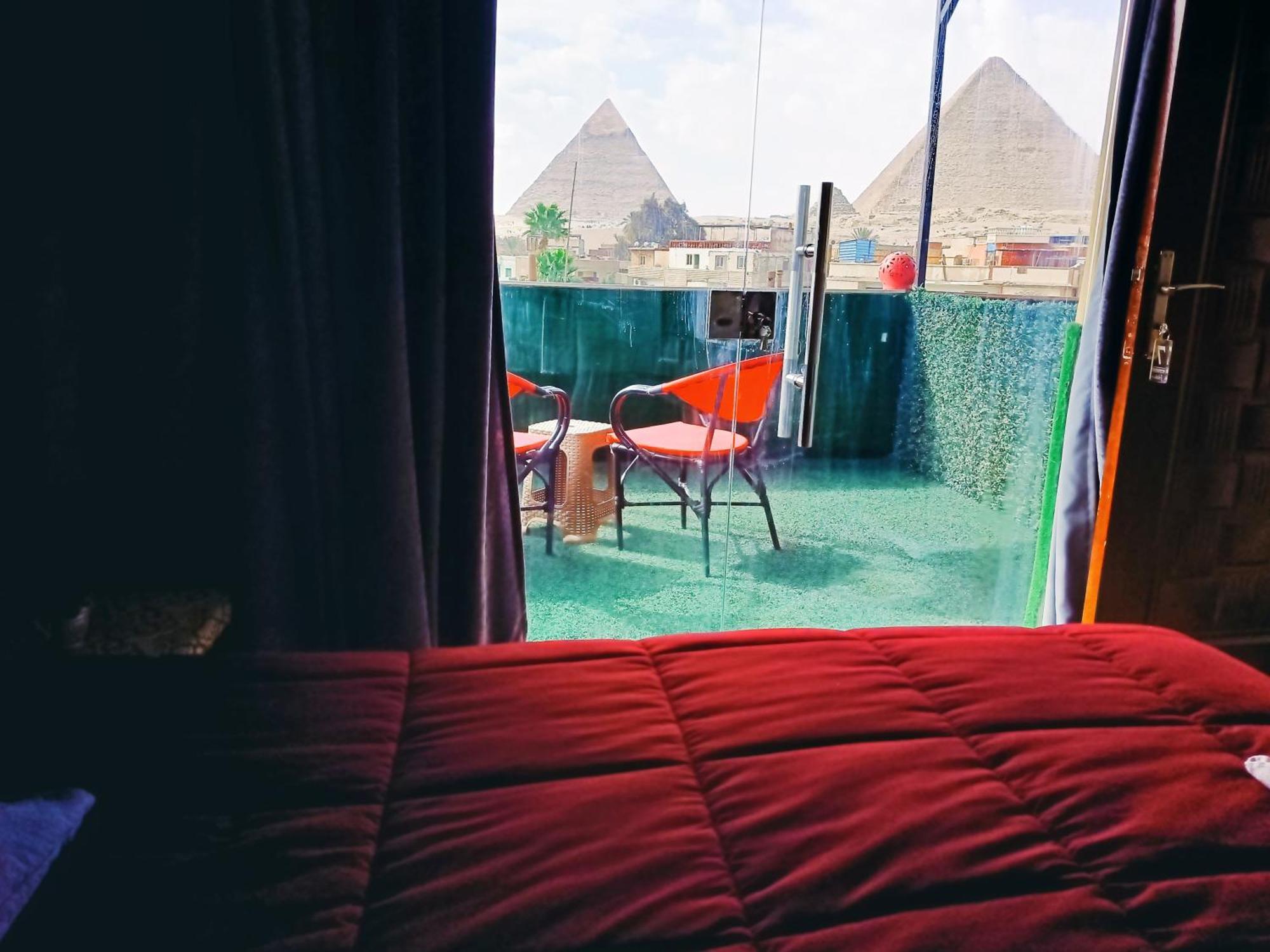 Magic Golden Pyramids View Hotel Kafrat al Jabal Luaran gambar