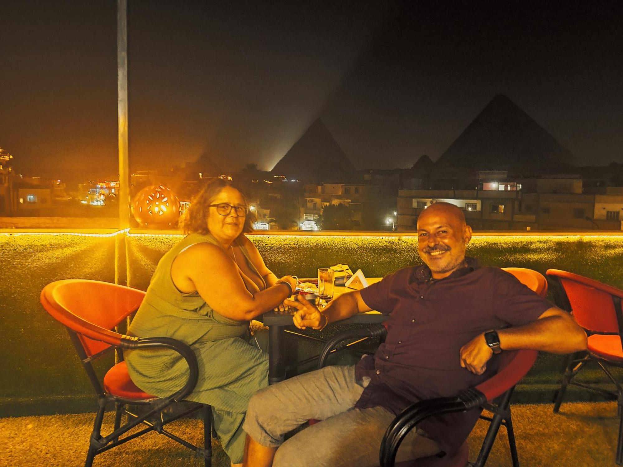 Magic Golden Pyramids View Hotel Kafrat al Jabal Luaran gambar